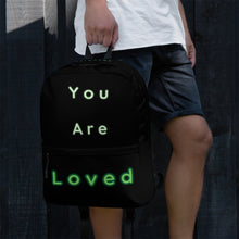 Load image into Gallery viewer, You Are Loved Backpack (Green)