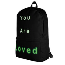 Load image into Gallery viewer, You Are Loved Backpack (Green)