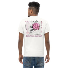 Load image into Gallery viewer, Mental Health = Brain Health- Skull - T Shirt