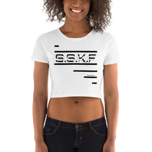 Load image into Gallery viewer, SSKF Crop Tee WHITE