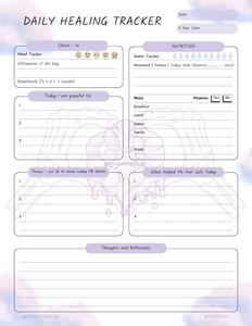 Journal Page / Daily Recovery Tracker