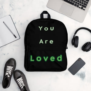 You Are Loved Backpack (Green)