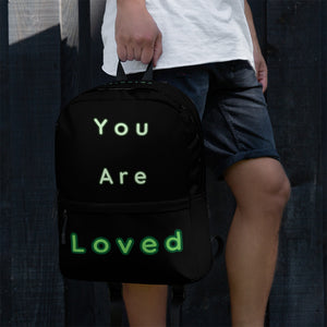 You Are Loved Backpack (Green)