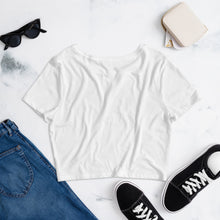 Load image into Gallery viewer, SSKF Crop Tee WHITE
