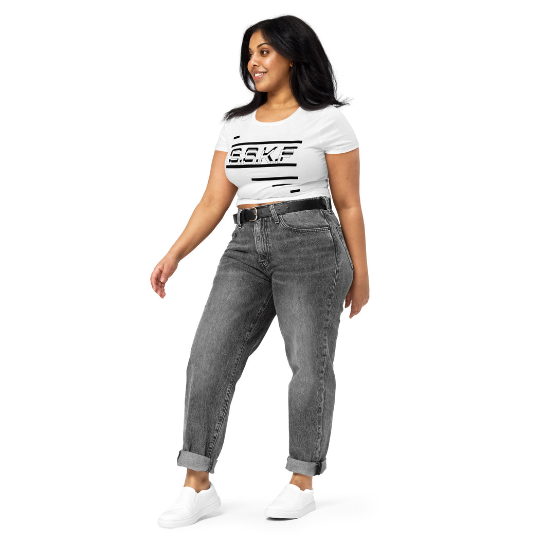 SSKF Crop Tee WHITE