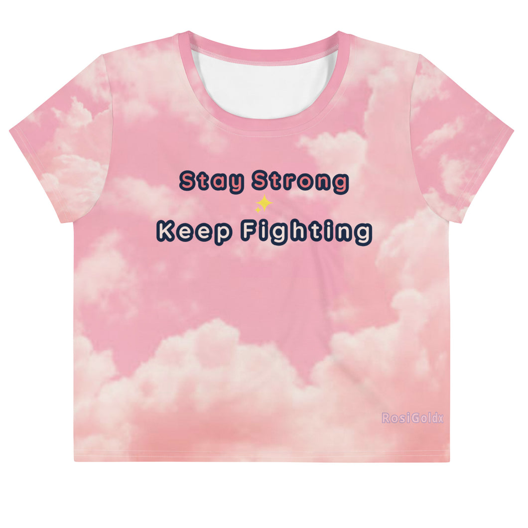Stay Strong Kawaii Crop