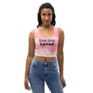 You are Loved Pink Kawaii Crop
