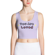 Load image into Gallery viewer, You are Loved Lavender Kawaii Crop

